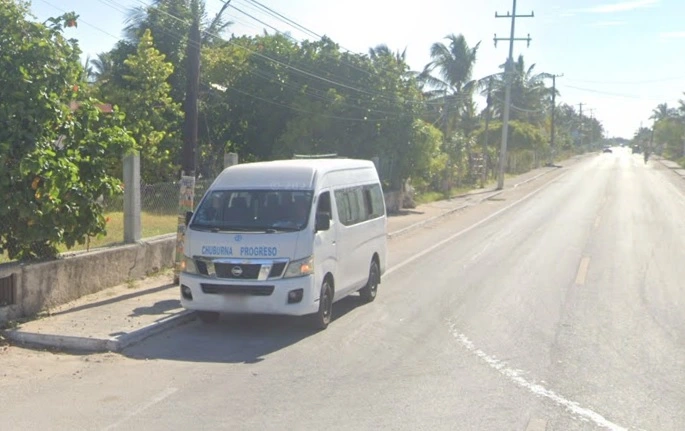 Combi from Progreso to Chuburná